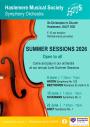 HMS Summer Sessions (8, 15, and 22 June) HMS Summer Sessions (8, 15, and 22 June)